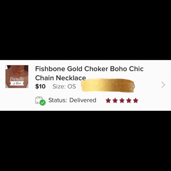 Fishbone Gold Silver Choker Boho Chain Necklace - Picture 6 of 8